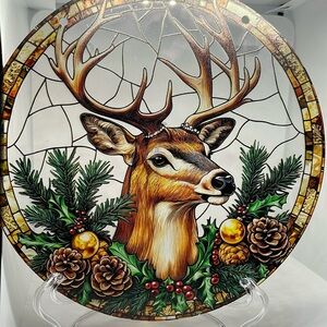 Suncatcher Acrylic Deer Buck Holiday Cabin Home Decor Gift Wildlife Fathers Day